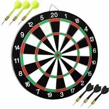 Double Sided Dartboard Set 17"