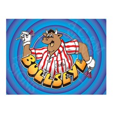 Bullseye Darts Metal Sign