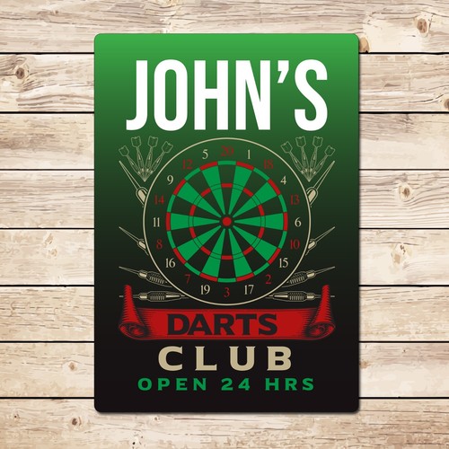 Personalised darts club - darts,
